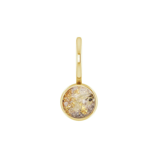 14K Gold 5 mm Ronde bedel